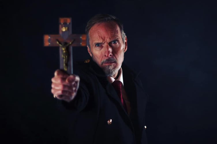 Forest Council leader Mark Topping as vampire slayer Van Helsing