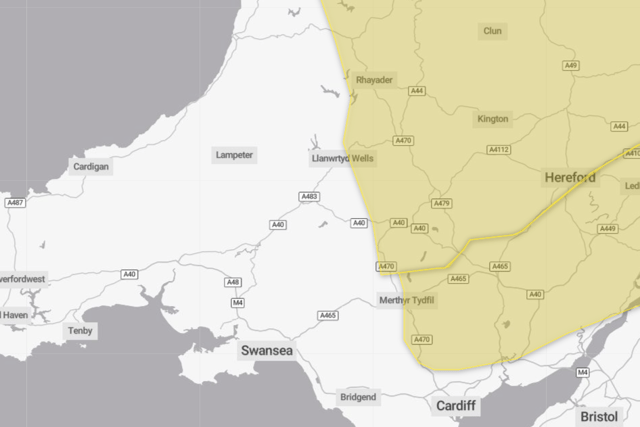 Met Office issues snow and ice warning for area