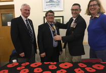 'Sterling' Rob hand over reins of Longhope RBL to Vice-Chair Nick
