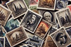BING AI used stamps