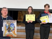 Student places second in the Lions National Peace Poster Competition 