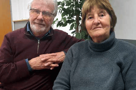 Joanne Parrish’s parents, Roger and Pauline