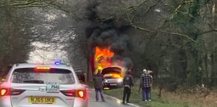 Land Rover was '100 per cent damaged' in car fire near Speech House