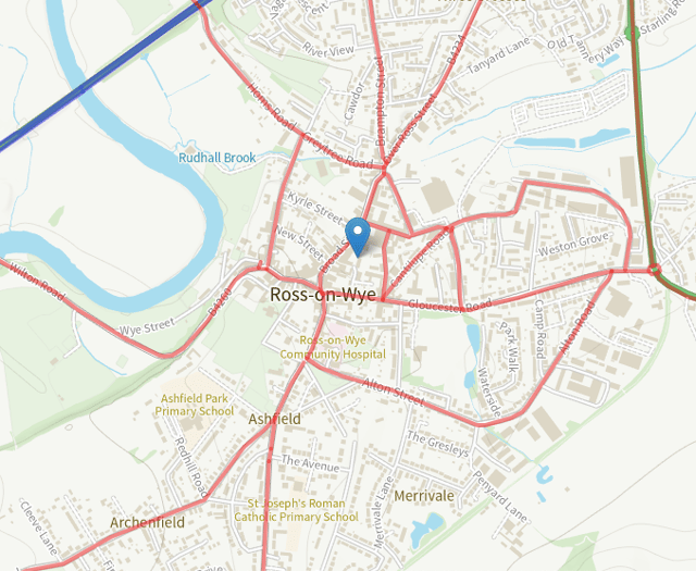 Amber cold health issues for Ross on Wye area