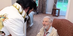 Ross care home get on their blue suede shoes  
