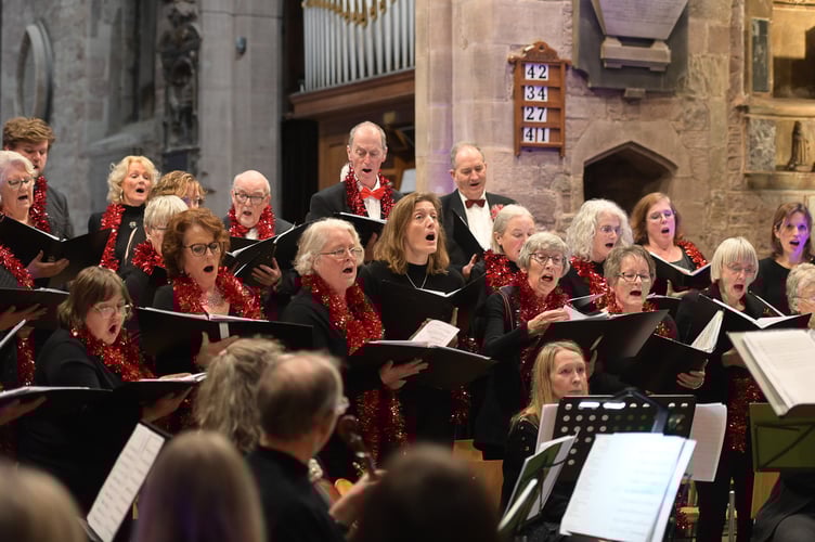 Ross Penyard Singers at their winter concert