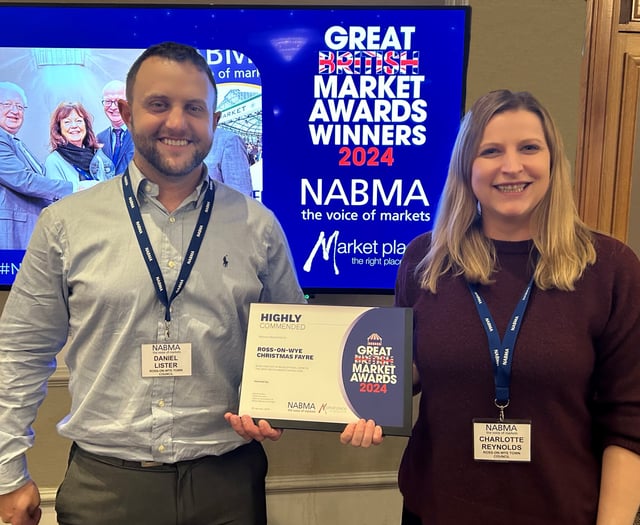 Ross-on-Wye Christmas Fayre recognised at Great British Market Awards 