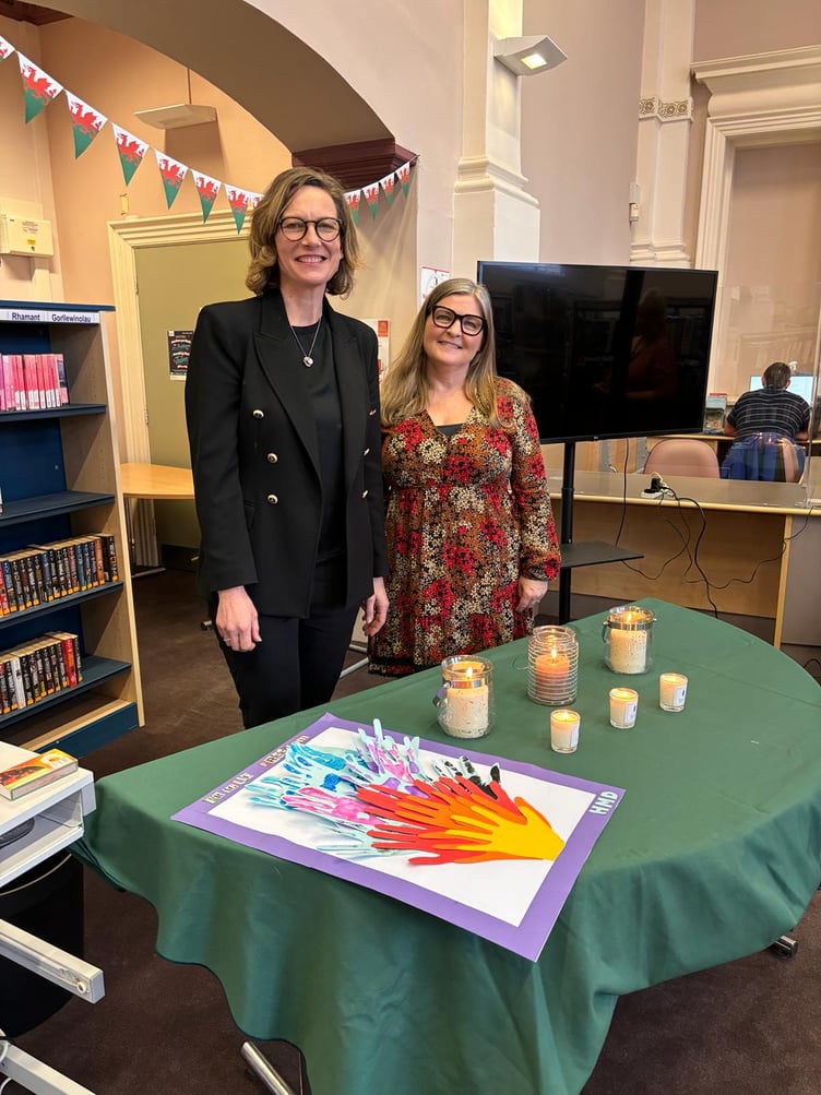 Catherine and Sharon