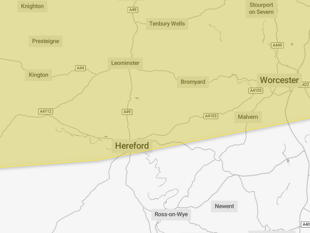 Potential disruption as snow issued for parts of Herefordshire 