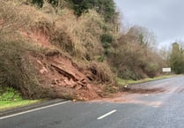 Landslip closes A40 eastbound from Dixton roundabout
