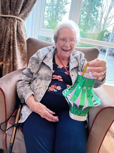 Ross Court Care Home celebrating the Chinese New Year