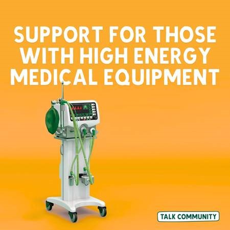Funding to aid families with high-energy medical equipment needs