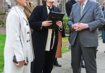 Royal couple visit county's cathedral