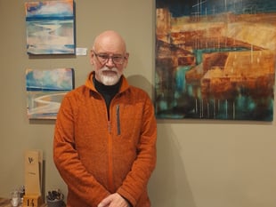 Ross-on-Wye landscape painter exhibits vibrant works