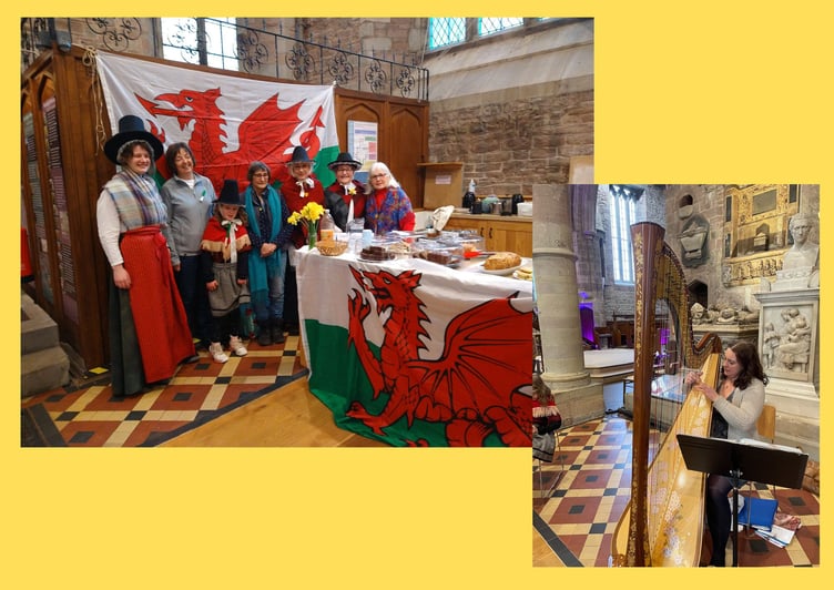 St David's Day celebrations at St Michaels Church, Walford