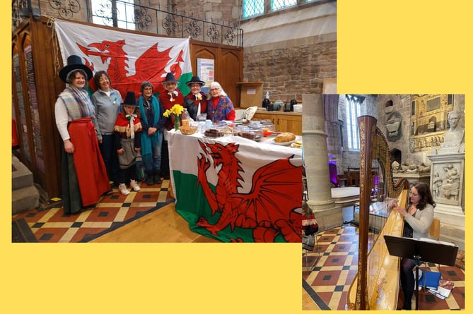 St David's Day celebrations at St Michaels Church, Walford