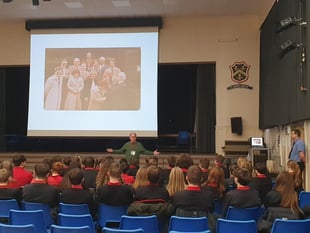 Guest speaker inspires John Kyrle High School students 