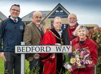Late Mayor honoured with 'Bedford Way' street unveiling