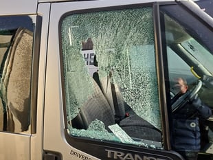Police hunt boys over £17,000 damage at coach depot