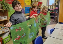 Pupils engage in nature-inspired art projects for Wye Valley River Festival 