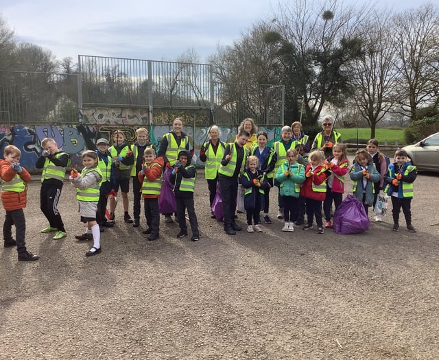 Ashfield Park leads clean-up effort tackling litter in carpark