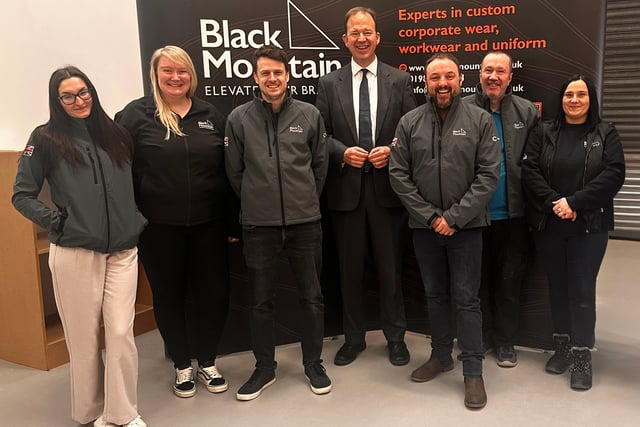MP Jesse Norman visits new Black Mountain Ross-on-Wye factory 