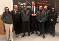 MP Jesse Norman visits new Black Mountain Ross-on-Wye factory 