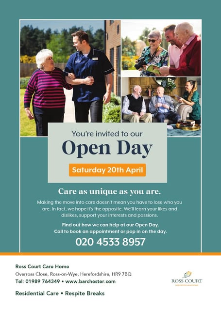 Ross Court Care Home open day