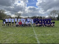 Community unites for successful charity football match in memory 