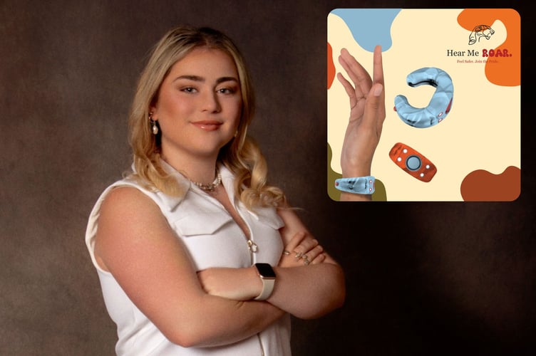 Ross-on-Wye product design student with her self-defence product