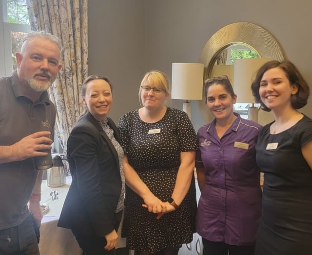 Care Home welcomes visitors to this month's Breakfast Meeting
