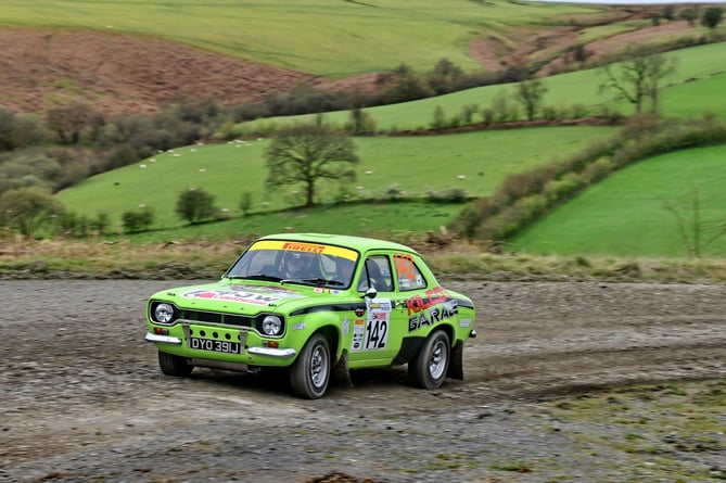 Jeremy and Alex Harris in the Mk1 Escort Mexico
