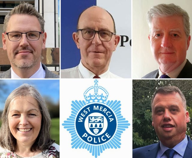 Five candidates vie for West Mercia PCC role