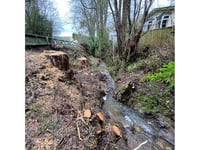 Emergency work to close A40 at Longhope