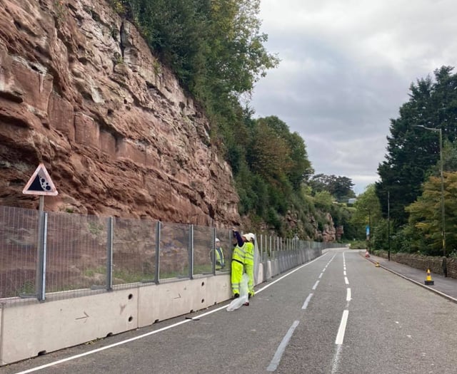 Cliff face crumbling again, drivers warned