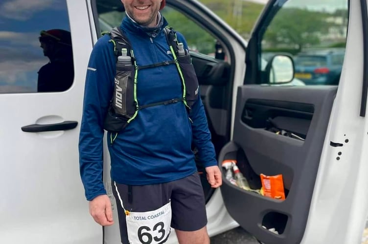 Neil Harper completed a testing 50k coastal path run