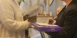 Carer honoured with 25 Year Service Award at Ross Court