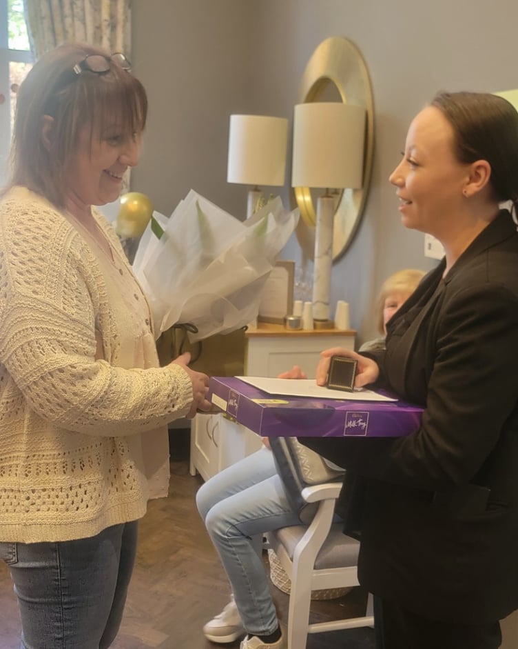 Ross Court Care home Carer receives award for 25 years of service