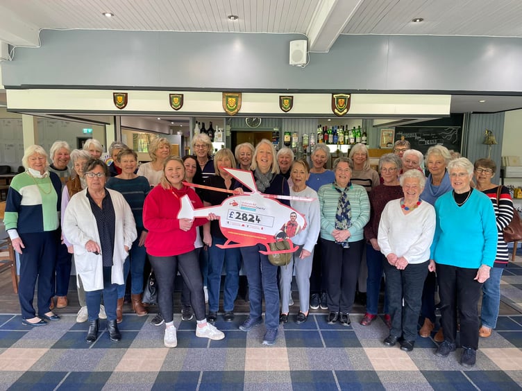 Ross Golf Club Ladies raised nearly £3,000 for the air ambulance