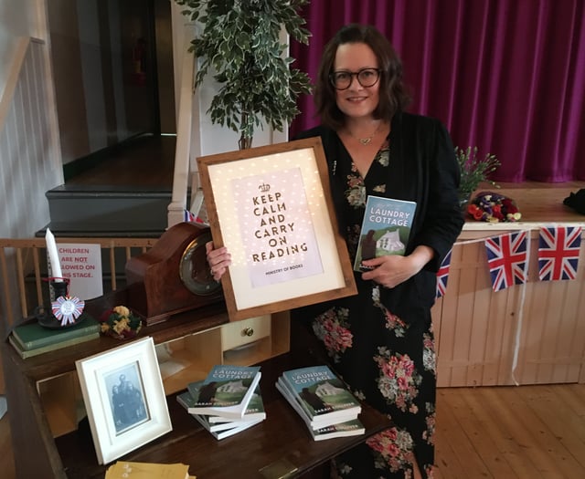 Hall goes back to 40s for book launch