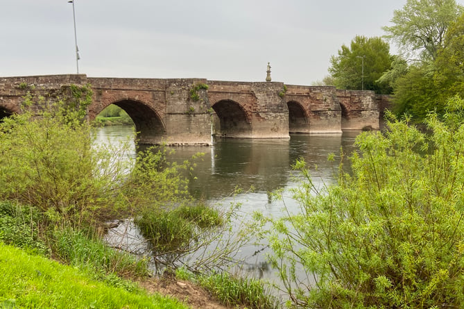 A court was told that the body of Gillian Carr may have been thrown off Wilton Bridge in Ross-on-Wye