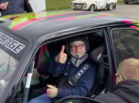 Rally fan Sandra revved up by birthday treat 