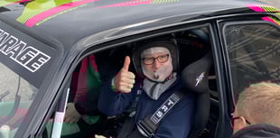 Rally fan Sandra revved up by birthday treat 