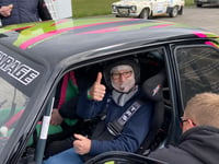 Rally fan Sandra revved up by birthday treat 