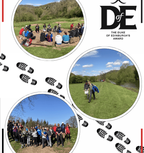 JKHS students Bronze DofE practise walk