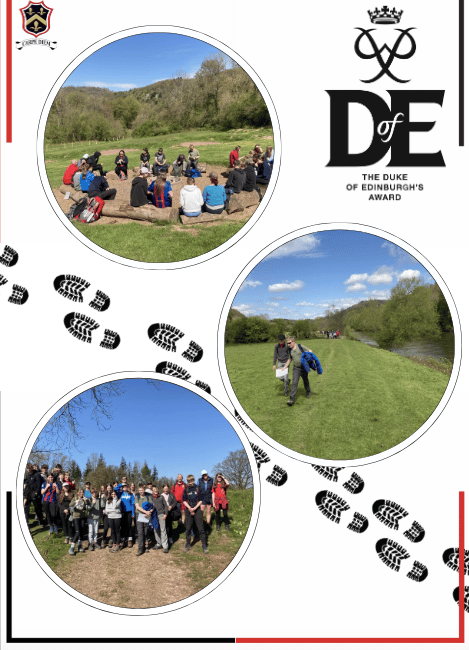 JKHS students Bronze DofE practise walk
