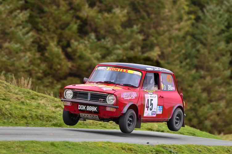 Eric Davis and Russell Joseph in their Mini Clubman