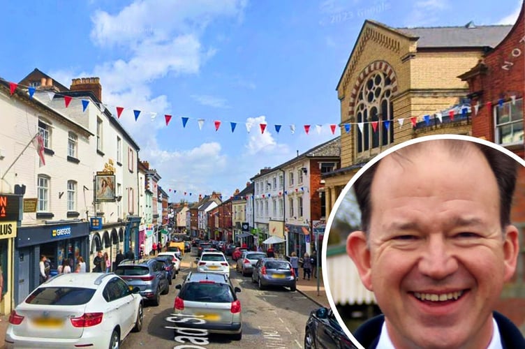 MP Jesse Norman has called for long-term solutions to Ross town centre's flooding problem 