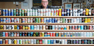 Small beer now for world's biggest tinny collector