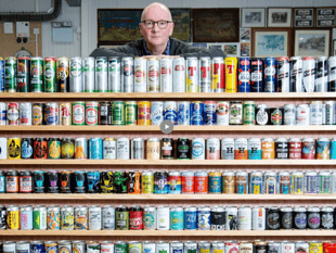 Small beer now for world's biggest tinny collector